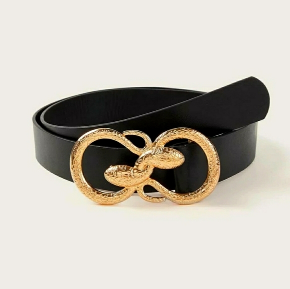 black belt gold buckle ladies